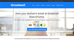Desktop Screenshot of greatmail.com